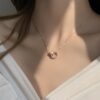 Titanium Steel Cross Ring Necklace for VIAWARGEST Women - Image 2