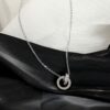 Titanium Steel Cross Ring Necklace for VIAWARGEST Women - Image 4