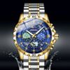HANYA LOGIS Men's Shining Star Metal Watch - Image 4