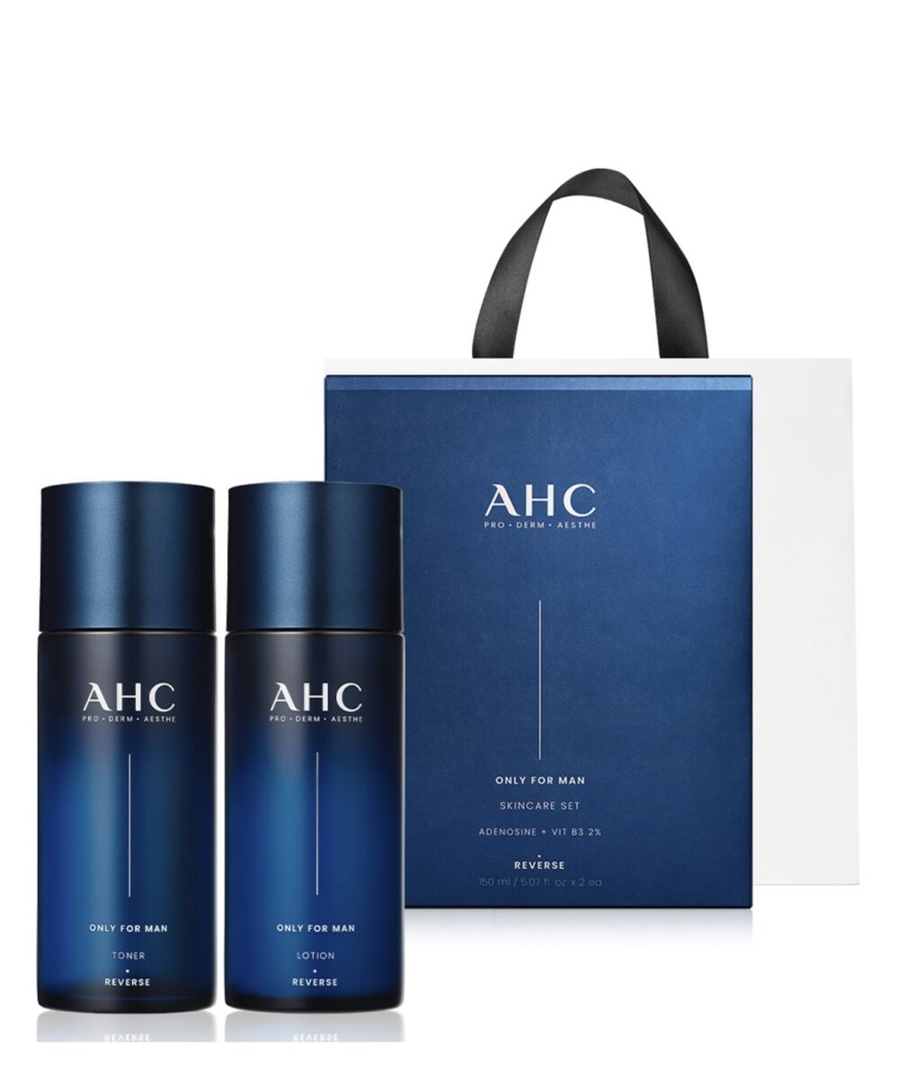 AHC Only for Man Lotion and Toner 150ml Set | Wrinkle and Elasticity Improvement
