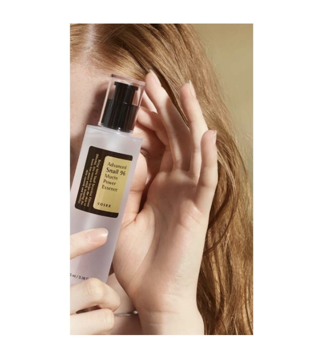 COSRX Snail Mucin 96% Power Repairing Essence 3.38 fl.oz 100ml, Hydrating Serum for Face with Snail Secretion Filtrate for Dull Skin & Fine Lines, Korean Skin Care