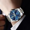 Mens Analog Quartz Business Dress Watch Day Date Stainless Steel Classic Luxury Luminous Waterproof Casual Male Wrist Watches - Image 4