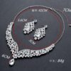 Wedding Necklace Earrings Set Self-Wedding Shooting 14k Cubic Accessory Chandelier Necklace Earrings Set Party Dress Jewelry Set 2312F04 - Image 4